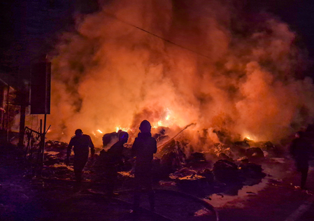 Eight luxury cars burnt as fire breaks out at Mercedes workshop in Jaipur