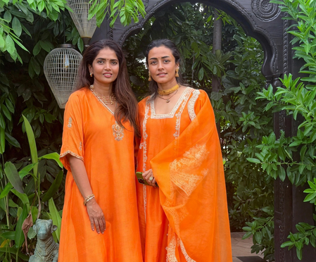 Namrata Shirodkar shares ‘lazy orange afternoons’ with loved ones, says day ended with Ganpati visarjan