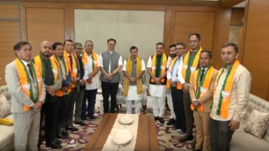 Eight UDP MLAs join BJP; party strength rises to 10 in Meghalaya Assembly Eight UDP MLAs join BJP; party strength rises to 10 in Meghalaya Assembly