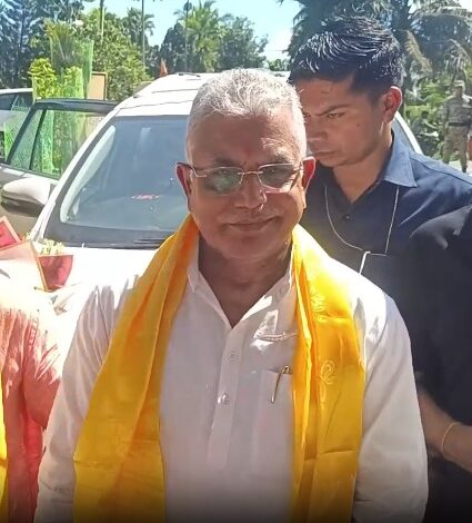 Dilip Ghosh says BJP opposes political violence, terms opposition clashes as ‘drama’ Dilip Ghosh says BJP opposes political violence, terms opposition clashes as ‘drama’