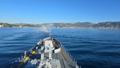 INS Trishul arrives at France’s Toulon to participate in Exercise Varuna INS Trishul arrives at France’s Toulon to participate in Exercise Varuna