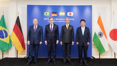 G4 ministers express ‘strong concern’ over failure of UNSC reforms process; will engage with other forums G4 ministers express ‘strong concern’ over failure of UNSC reforms process; will engage with other forums