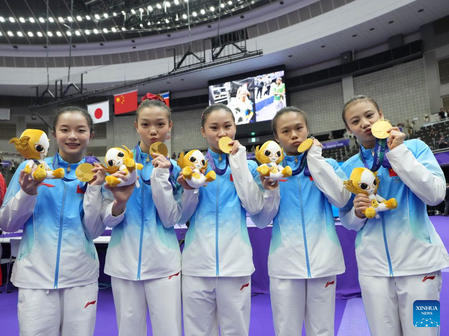 Asian Games: China wins 14th straight women’s gymnastics team title