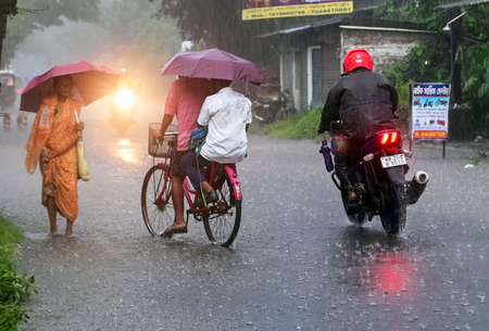 Odisha reels under deep depression, heavy rainfall continues Odisha reels under deep depression, heavy rainfall continues