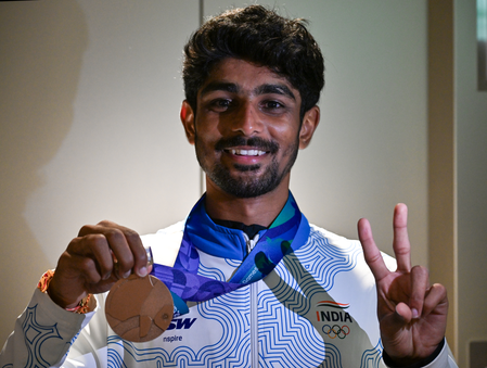 Asian Games: ‘My 22 years of hard work have been fulfilled,’ says Meena’s coach after historic bronze