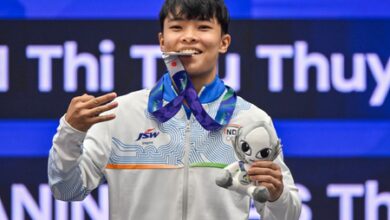 ‘Noteworthy achievement…’: PM Modi hails Roshibina for her third consecutive Asian Games medal