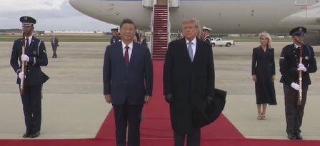 Trump rolls out red carpet as Xi arrives in US for key visit