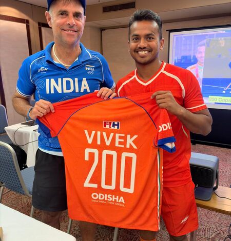 Vivek Sagar Prasad completes 200 international appearances for India