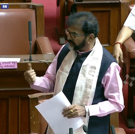 Many ministers will go to jail if KPSC truth comes out, alleges BJP; demands discussion in Legislative Council Many ministers will go to jail if KPSC truth comes out, alleges BJP; demands discussion in Legislative Council
