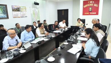 NFR GM, senior officials inspect Bairabi-Sairang railway line, meet Mizoram CM