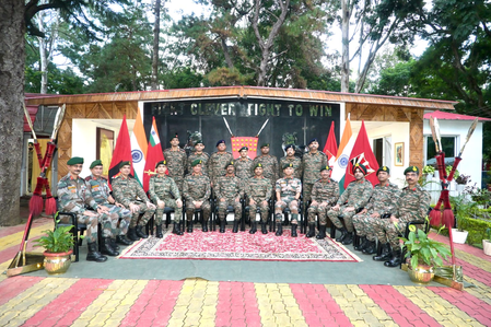 Eastern Army Commander discusses Manipur with Spear Corps, Assam Rifles officers Eastern Army Commander discusses Manipur with Spear Corps, Assam Rifles officers