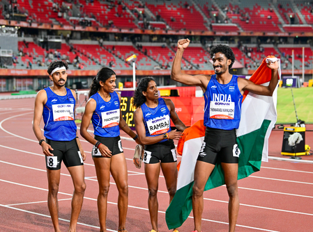 Asian Games: ‘I am so proud to represent India,’ says Manu after mixed relay silver Asian Games: ‘I am so proud to represent India,’ says Manu after mixed relay silver