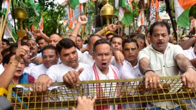 Assam Congress chief Gaurav Gogoi detained during protest seeking CEC Gyanesh Kumar’s removal