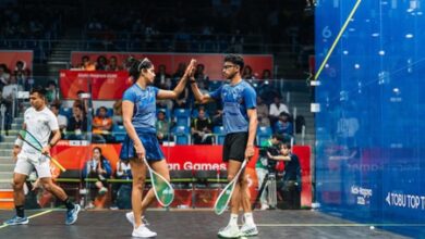 Asian Games: Joshana-Velavan enter squash mixed doubles SF, assure medal Asian Games: Joshana-Velavan enter squash mixed doubles SF, assure medal