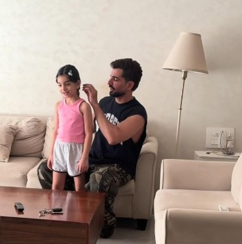 Jay Bhanushali turns hairstylist for daughter Tara amid ex-wife Mahhi Vij’s BB 20 stint