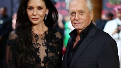 Michael Douglas says he had never fallen in love on movie screen until he saw his wife Catherine Michael Douglas says he had never fallen in love on movie screen until he saw his wife Catherine