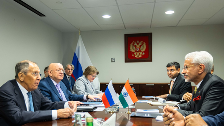 EAM Jaishankar meets Lavrov at UNGA, reviews BRICS agenda EAM Jaishankar meets Lavrov at UNGA, reviews BRICS agenda