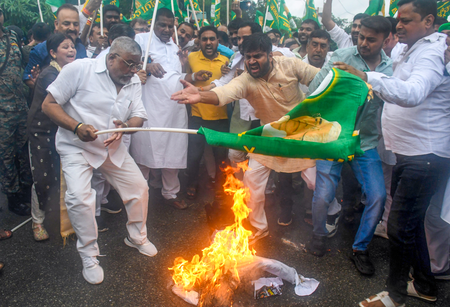 Bihar Congress, RJD protest against CEC Gyanesh Kumar over SIR issues; police use water canons Bihar Congress, RJD protest against CEC Gyanesh Kumar over SIR issues; police use water canons