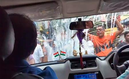 TMC MLA Kunal Ghosh’s car attacked again, Abhishek Banerjee calls for Governor’s intervention TMC MLA Kunal Ghosh’s car attacked again, Abhishek Banerjee calls for Governor’s intervention