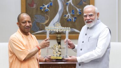 UP CM Yogi Adityanath meets Prime Minister Narendra Modi