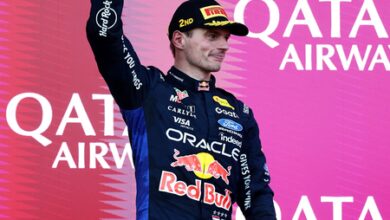 Formula 1: Russell holds off Verstappen to take victory in chaotic Azerbaijan GP