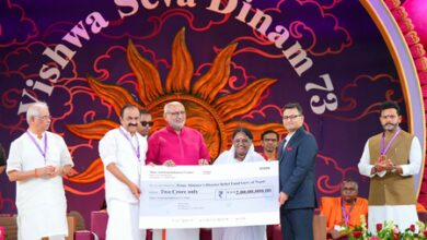Vice President praises Amritanandamayi’s service as 50 crore initiatives begin