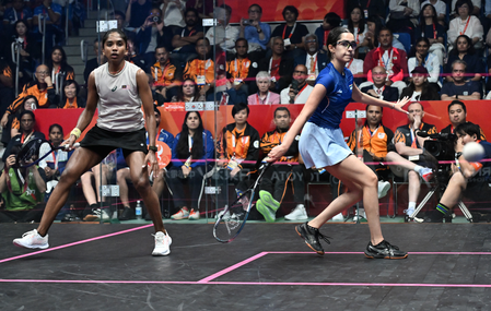Prez Murmu hails Anahat, Abhay Singh for Asian Games squash silver Prez Murmu hails Anahat, Abhay Singh for Asian Games squash silver