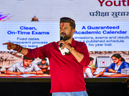 Chirag Paswan accuses Opposition of ‘selective criticism’ over SIR process Chirag Paswan accuses Opposition of ‘selective criticism’ over SIR process