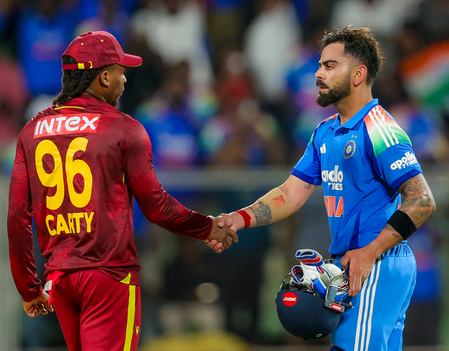 1st ODI: Kuldeep’s four-for, Gill and Kohli tons help India thrash WI by eight wickets (Ld)