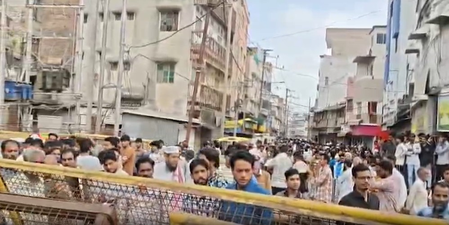 Tension escalates in Ujjain over Shahi Masjid portion removal; tear gas fired as stone-pelting continues Tension escalates in Ujjain over Shahi Masjid portion removal; tear gas fired as stone-pelting continues