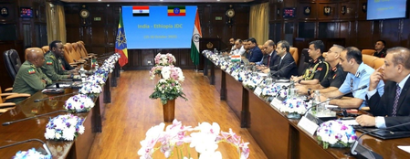 India and Ethiopia discuss military exercises, defence cooperation India and Ethiopia discuss military exercises, defence cooperation