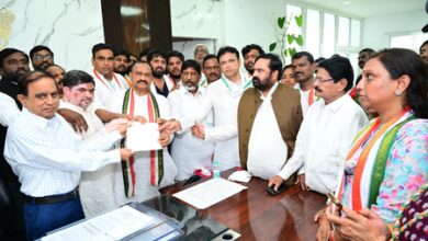 Telangana Congress stages protest demanding CEC Gyanesh Kumar’s resignation