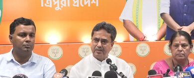 Oppn trying to divert attention from development, good performance by targeting EC: Tripura CM Saha Oppn trying to divert attention from development, good performance by targeting EC: Tripura CM Saha