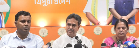 Oppn trying to divert attention from development, good performance by targeting EC: Tripura CM Saha Oppn trying to divert attention from development, good performance by targeting EC: Tripura CM Saha