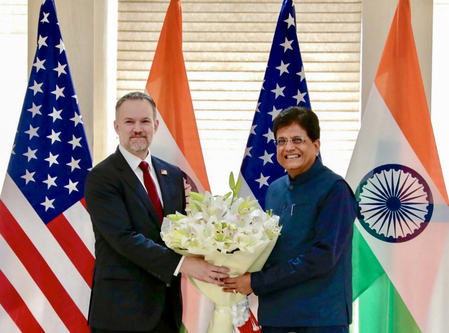 India, US set to advance bilateral trade pact during Piyush Goyal visit India, US set to advance bilateral trade pact during Piyush Goyal visit