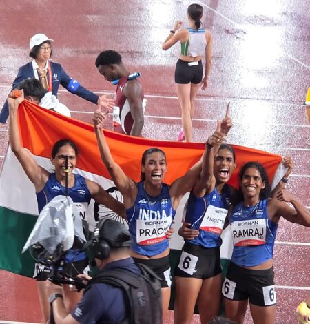 Asian Games: Vithya anchors India to 4x400m gold as women’s relay team end track gold wait Asian Games: Vithya anchors India to 4x400m gold as women’s relay team end track gold wait