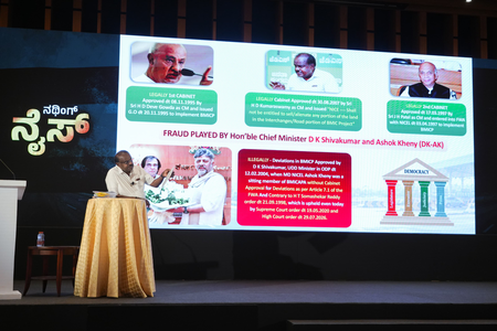 Karnataka: Kumaraswamy alleges Rs 3 lakh crore NICE ‘scam’, questions CM Shivakumar’s asset rise