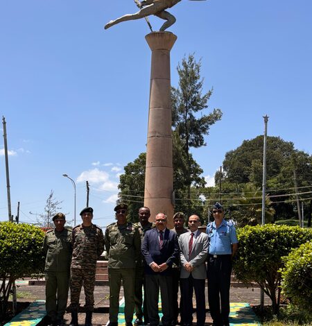 Indian defence officials visit Ethiopian military academy in Holota