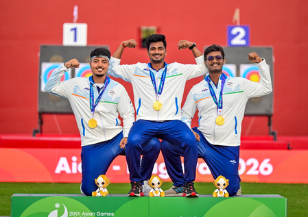 Asian Games: PM Modi congratulates men’s compound archers after thrilling gold Asian Games: PM Modi congratulates men’s compound archers after thrilling gold