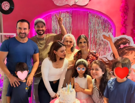 Saba Pataudi shares inside pics of Inaaya’s ninth birthday with Saif Ali Khan, Kareena Kapoor gives it a miss Saba Pataudi shares inside pics of Inaaya’s ninth birthday with Saif Ali Khan, Kareena Kapoor gives it a miss