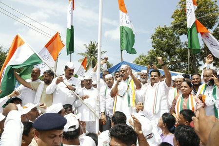 ‘Bharat Jodo 2.0’: Congress launches padyatra from Karnataka BJP chief’s Shikaripura constituency ‘Bharat Jodo 2.0’: Congress launches padyatra from Karnataka BJP chief’s Shikaripura constituency