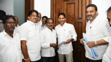 Jagan assures legal support to farmers over ‘Lanka lands’ dispute Jagan assures legal support to farmers over ‘Lanka lands’ dispute