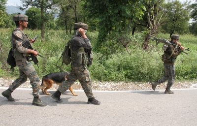 Two Pakistani JeM terrorists killed in J&K’s Udhampur, searches on in area (Lead) Two Pakistani JeM terrorists killed in J&K’s Udhampur, searches on in area (Lead)