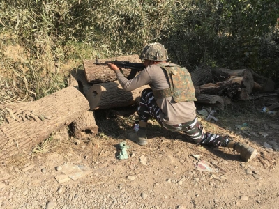Terrorists trapped in Yusmarg area of J&K’s Budgam, security operation underway Terrorists trapped in Yusmarg area of J&K’s Budgam, security operation underway