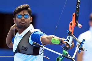 Dhiraj Bommadevara becomes first Indian man to win Archery World Cup Final Dhiraj Bommadevara becomes first Indian man to win Archery World Cup Final