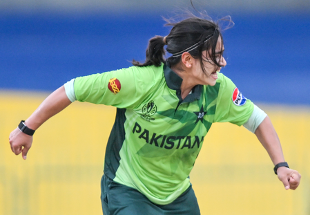 Fatima Sana fined 10 per cent match fee for Code of Conduct breach in clash against India Fatima Sana fined 10 per cent match fee for Code of Conduct breach in clash against India