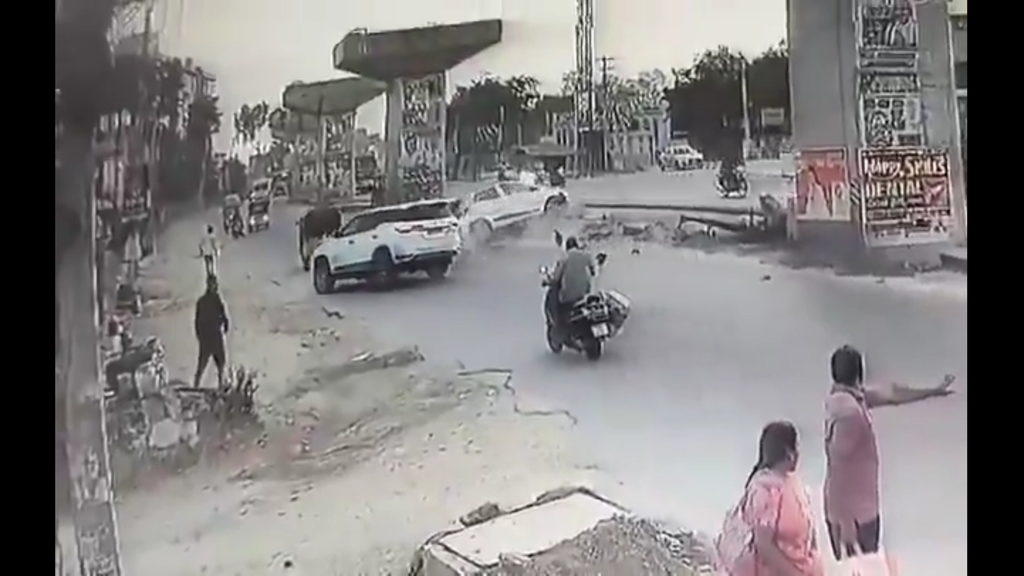 Hyderabad: Intermediate Student Allegedly Rams Fortuner Into Hyundai i10 on Warangal Highway; Two Injured