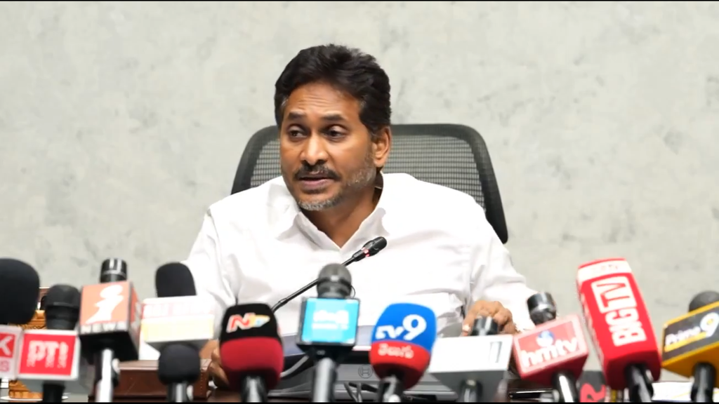 YS Jagan Accuses TDP-Led Government of ‘Nomination-Centre Rigging’ in Andhra Local Body Polls YS Jagan Accuses TDP-Led Government of ‘Nomination-Centre Rigging’ in Andhra Local Body Polls