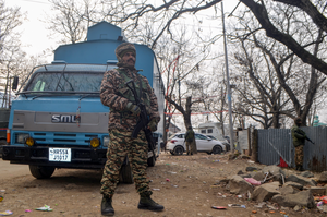 Major arms, ammunition and explosives cache recovered in J&K’s Sopore Major arms, ammunition and explosives cache recovered in J&K’s Sopore