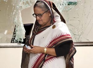 Durga Puja being celebrated amid fear in B’desh: Ex-PM Hasina flags violence against minorities Durga Puja being celebrated amid fear in B’desh: Ex-PM Hasina flags violence against minorities